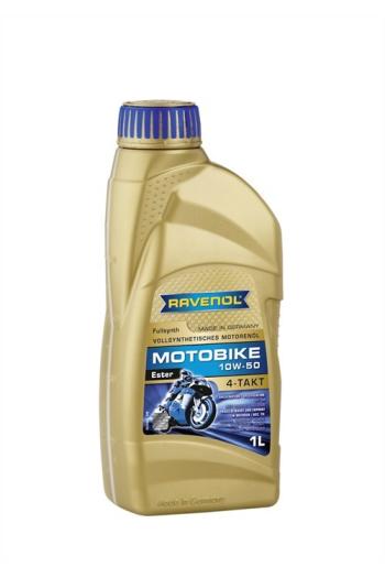 2 259 р. Моторное масло RAVENOL Motobike 4-T Ester 10W-50 (1л)  1171103-001-01-999  с доставкой в г. Керчь. Увеличить фотографию 1