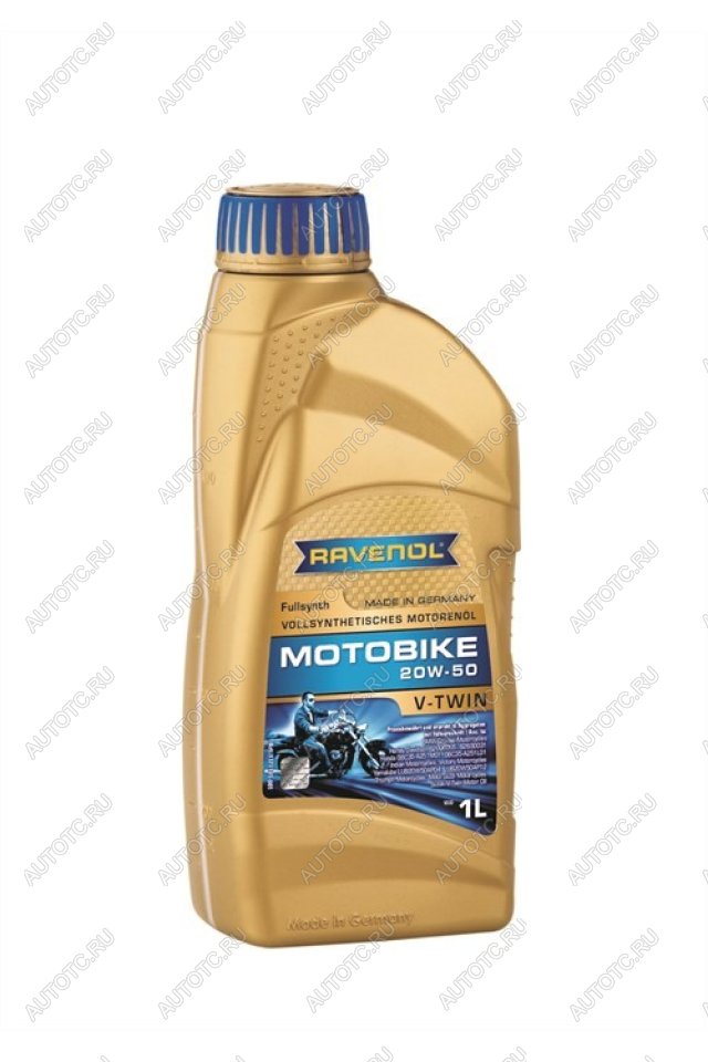 2 199 р. Моторное масло RAVENOL Motobike 4-T V-TWIN Fullsynth 20W-50 (1л)  1171105-001-01-999  с доставкой в г. Керчь