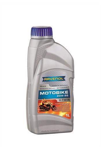 2 199 р. Моторное масло RAVENOL Motobike 4-T V-TWIN Mineral 20W-50 (1л)  1173105-001-01-999  с доставкой в г. Керчь. Увеличить фотографию 1