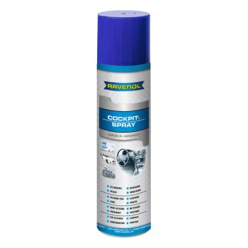 769 р. Полироль для пластмасс RAVENOL Cockpit-Spray (0,4л)  1360031-400-05-000  с доставкой в г. Керчь. Увеличить фотографию 1