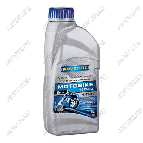 2 169 р. Моторное масло RAVENOL Motobike 4-T Ester 15W-50 (1л)  1172113-001-01-999  с доставкой в г. Керчь
