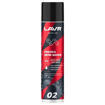 Смазка цепи LAVR MOTO Дорожная Белая 0,4л  ln7712