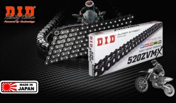 Цепь DID 520ZVMX B&B X-Ring 116 звеньев Черная  520zvmx2b116