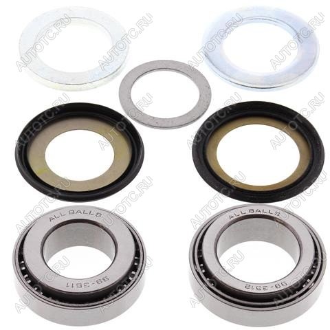 6 849 р. Комплект подшипников рулевой колонки ALL BALLS Honda XL125 01-15, VT125 99-07 (22-1011)  22-1011  с доставкой в г. Керчь