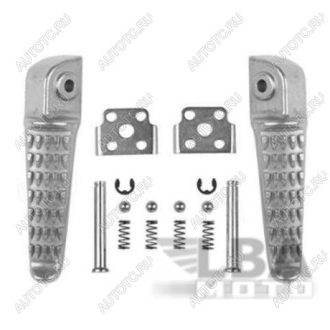 919 р. Подножки задние для мотоциклов Kawasaki ZX-6R, ZX-10R, Z800, Z750, Z1000, KLE650, ER-6nf  пм-00001158  с доставкой в г. Керчь