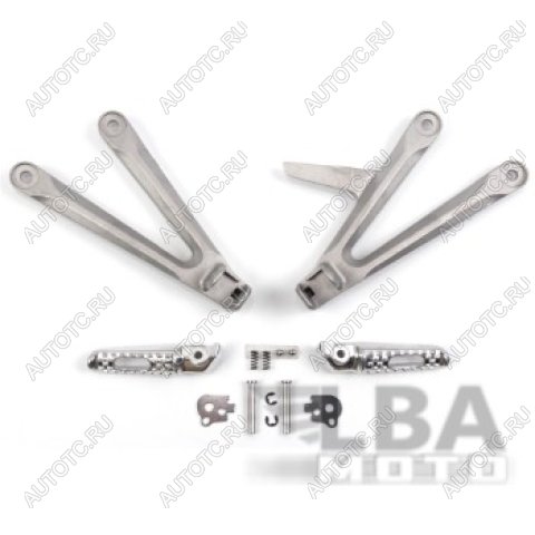 5 849 р. Подножки задние с кронштейнами для мотоцикла Honda CBR600RR 05-06  пм-00001174  с доставкой в г. Керчь