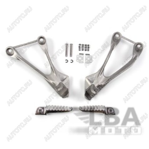 5 999 р. Подножки задние с кронштейнами для мотоцикла Kawasaki ZX-6R 05-08  пм-00001182  с доставкой в г. Керчь