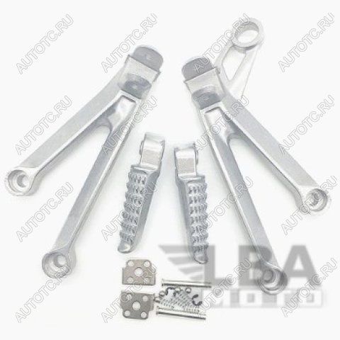 5 999 р. Подножки задние с кронштейнами для мотоцикла Kawasaki ZX-10R 04-05  пм-00007915  с доставкой в г. Керчь