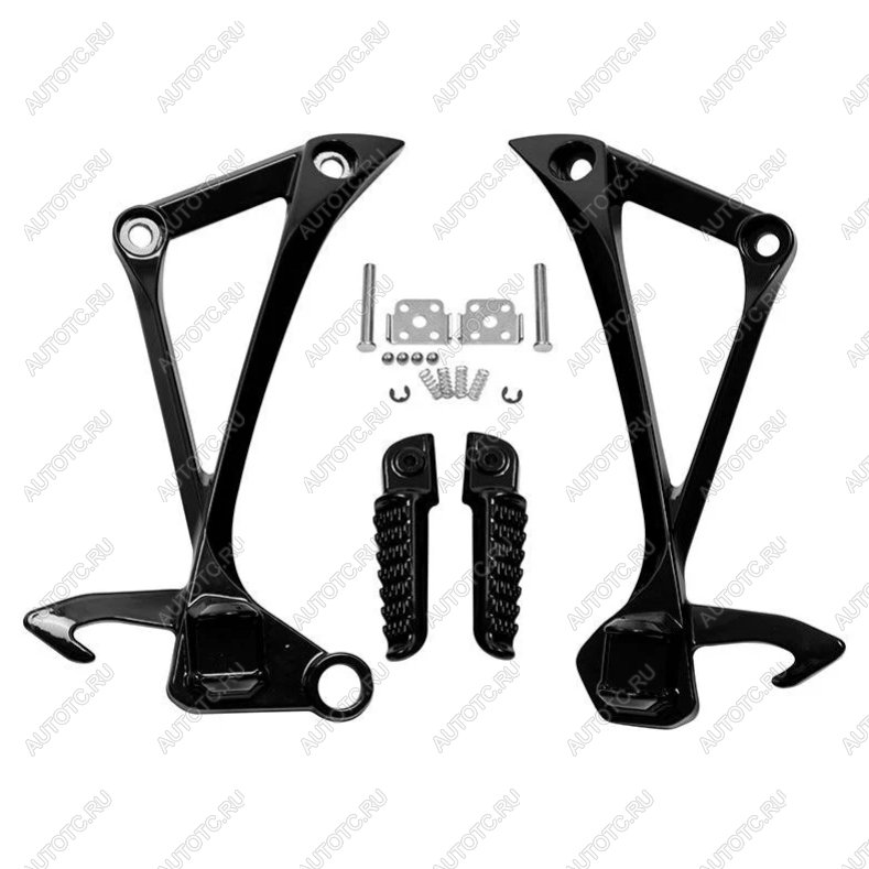 4 849 р. Подножки задние с кронштейнами для мотоцикла Kawasaki ZX10R 11-15  пм-00030817  с доставкой в г. Керчь