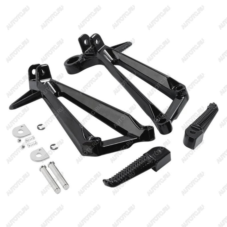 4 999 р. Подножки задние с кронштейнами для мотоцикла Yamaha YZF-R3 15-23, MT03 20-23  пм-00030826  с доставкой в г. Керчь
