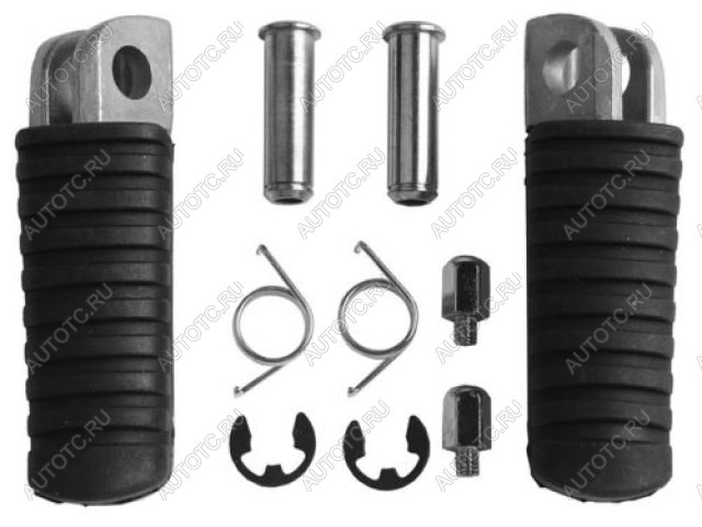 1 199 р. Подножки передние для мотоцикла Kawasaki ZZR400 93-07, Ninja 250R 08-12, Z750, Z1000 03-06  пм-00001152  с доставкой в г. Керчь