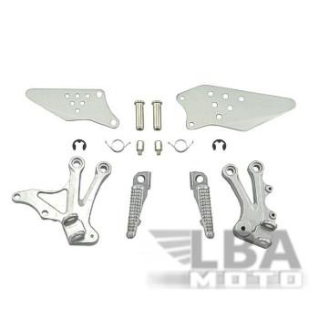 4 999 р. Подножки передние с кронштейнами для мотоцикла Kawasaki ZX-10R 04-05  пм-00006812  с доставкой в г. Керчь. Увеличить фотографию 1