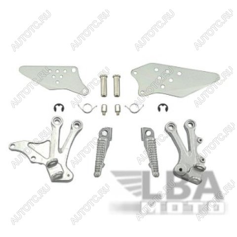 4 999 р. Подножки передние с кронштейнами для мотоцикла Kawasaki ZX-10R 04-05  пм-00006812  с доставкой в г. Керчь