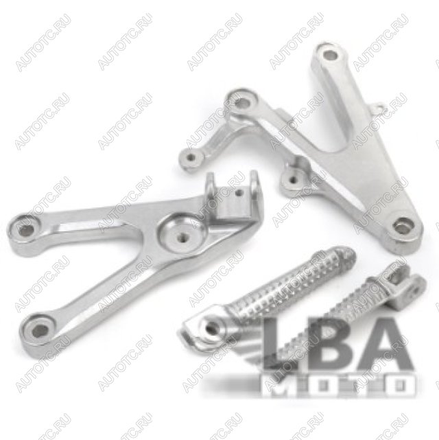 4 999 р. Подножки передние с кронштейнами для мотоцикла Yamaha YZF-R6 03-05  пм-00007898  с доставкой в г. Керчь