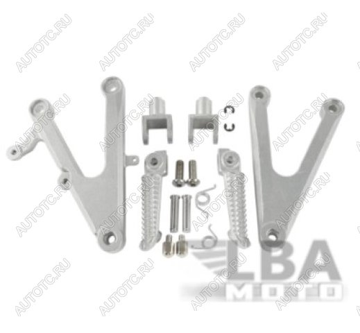 4 649 р. Подножки передние с кронштейнами для мотоцикла Yamaha YZF-R1 02-03  пм-00007900  с доставкой в г. Керчь