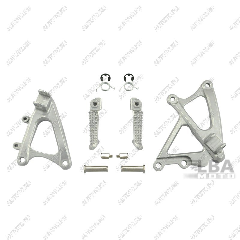 6 499 р. Подножки передние с кронштейнами для мотоцикла Yamaha YZF-R1 09-14  пм-00008073  с доставкой в г. Керчь