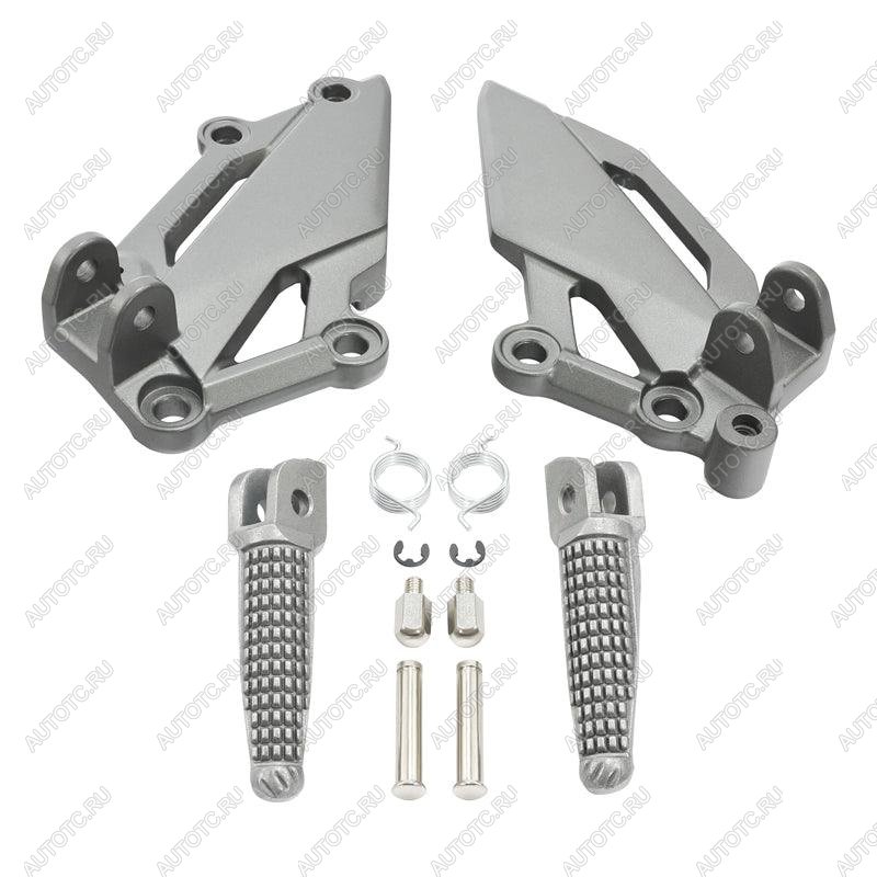 6 299 р. Подножки передние с кронштейнами для мотоцикла Kawasaki Z300 14-18, Z250 13-18  пм-00030802  с доставкой в г. Керчь