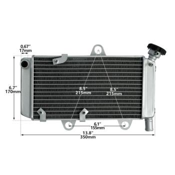 10 649 р. Радиатор для Yamaha XT660R, XT660X 04-14  пм-00025634  с доставкой в г. Керчь. Увеличить фотографию 3