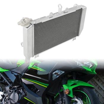 9 399 р. Радиатор для Kawasaki Ninja 400 18-24, Z400 19-23  пм-00030808  с доставкой в г. Керчь. Увеличить фотографию 4