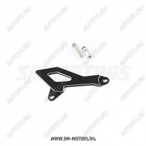 1 149 р. Защита ведущей звезды Honda XR250 Baja 95-02, XR250 Motard 03-07  SM-PARTS черная  010263-757-9349  с доставкой в г. Керчь