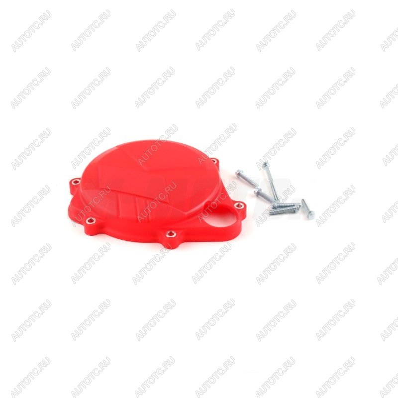 2 559 р. Защита крышки сцепл. пластиковая SM-PARTS Honda CRF450RRX 2017 красная  010263-917-8027  с доставкой в г. Керчь