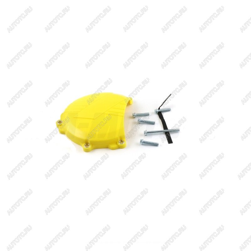 2 559 р. Защита крышки сцепл. пластиковая SM-PARTS Suzuki RMZ250 07-17 желтая  010263-925-6866  с доставкой в г. Керчь