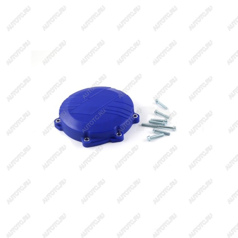 2 559 р. Защита крышки сцепл. пластиковая SM-PARTS Yamaha YZ250F 14-17, WR250F 15-19 синяя  010263-923-5154  с доставкой в г. Керчь