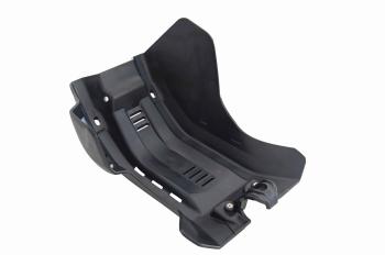 9 249 р. Защита двигателя пластиковая R-Tech KTM SX-F450 19-20, Husqvarna FC-FX450 19- (R-PMKTMNR4519) черная  r-pmktmnr4519  с доставкой в г. Керчь. Увеличить фотографию 1