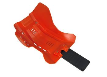9 249 р. Защита двигателя пластиковая R-Tech KTM SX-F450 16-18, EXC-F450500 17-20 (R-PMKTMAR4518) оранжевая  r-pmktmar4518  с доставкой в г. Керчь. Увеличить фотографию 2