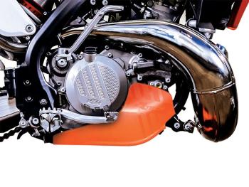 9 249 р. Защита двигателя пластиковая R-Tech KTM SX-F450 16-18, EXC-F450500 17-20 (R-PMKTMAR4518) оранжевая  r-pmktmar4518  с доставкой в г. Керчь. Увеличить фотографию 4