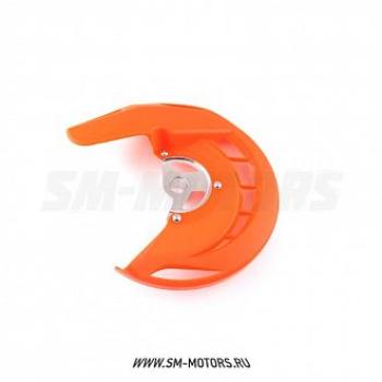 2 299 р. Защита переднего тормозного диска KTM EXCEXCFSXSXF 03-15  SM-PARTS оранжевая  010263-185-7827  с доставкой в г. Керчь. Увеличить фотографию 1