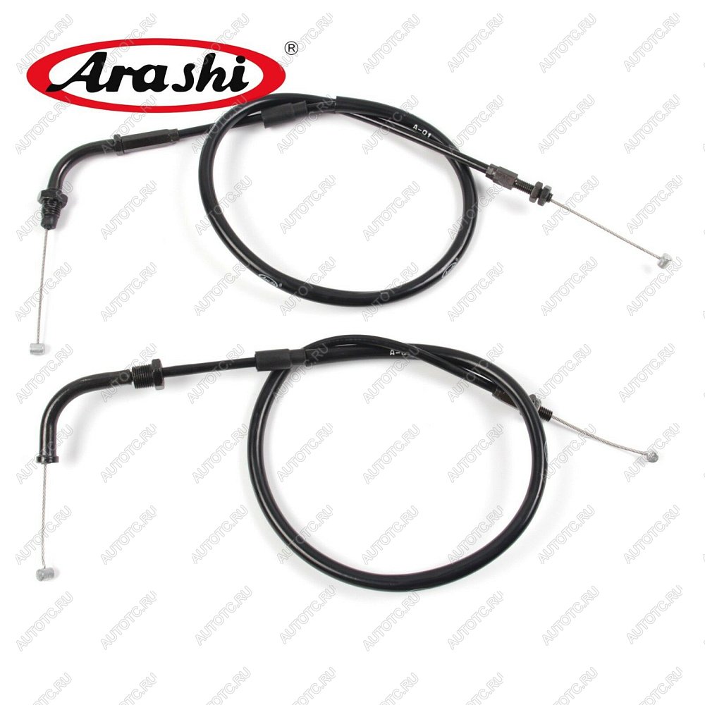 2 169 р. Тросик газа для Honda CBR600RR 03-06, CBR1000RR 04-07  пм-00019494  с доставкой в г. Керчь
