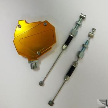 2 199 р. Машинка легкого выжима сцепления CNC 78 Honda CBRCRF, Yamaha R6FZ, Suzuki RMRMZ Золотого цвета  пм-00017012  с доставкой в г. Керчь. Увеличить фотографию 1