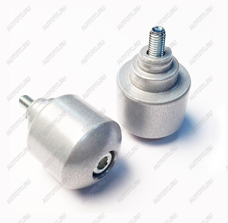1 599 р. CRAZY IRON Грузики руля HONDA  серебряный   6061silver  с доставкой в г. Керчь