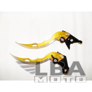 5 349 р. Короткие рычаги тормозасцепления в форме ножей для мотоциклов Aprilia  пм-00004393  с доставкой в г. Керчь. Увеличить фотографию 2