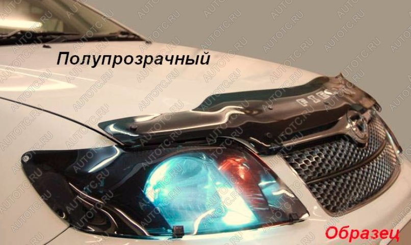 2 369 р. Дефлектор капота CA-Plastiс RAM 1500TRX DT Crew Cab Short Box (2019-2024) (серия Classic полупрозрачный, без надписи)  с доставкой в г. Керчь