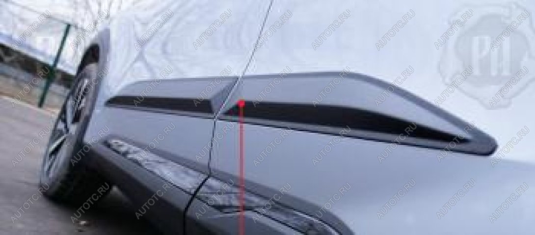 1 279 р. Молдинг двери передний правый Русская Артель Geely Atlas FX11 (2023-2025) (глянец под покраску)  с доставкой в г. Керчь