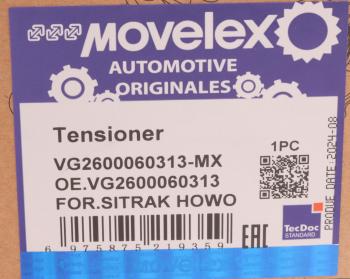 2 979 р. Ролик натяжителя SITRAK HOWO в сборе MOVELEX MOVELEX vg2600060313-mx  с доставкой в г. Керчь. Увеличить фотографию 9
