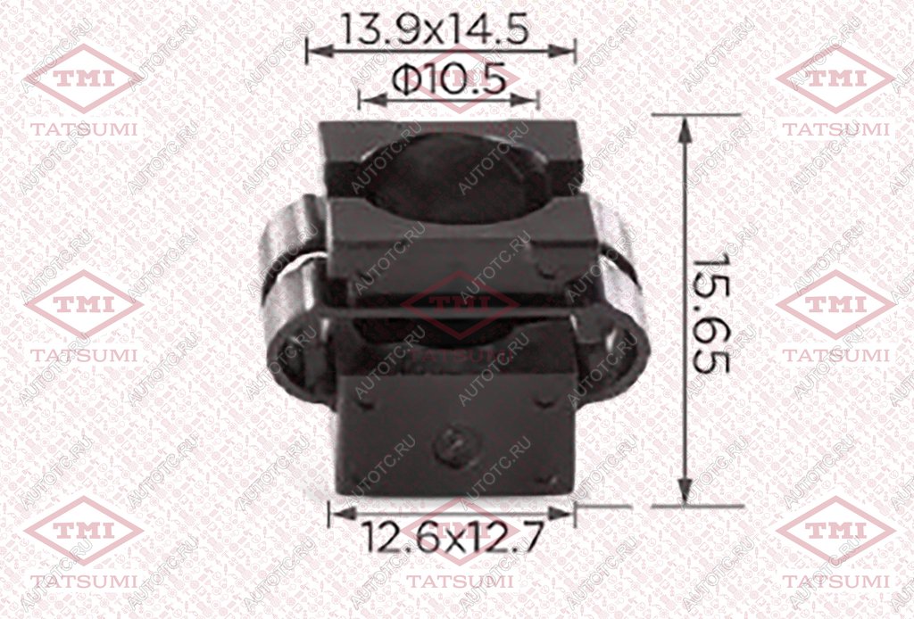 14 р. Клипса VW крепления защиты TATSUMI BELT TATSUMI BELT tjb1402  с доставкой в г. Керчь