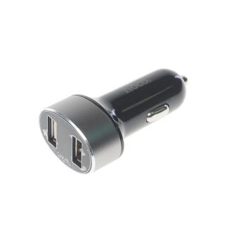 429 р. Устройство зарядное в прикуриватель 2USB 12-24V 2.1A с дисплеем HOCO HOCO z26 black HOCO z26 black  с доставкой в г. Керчь. Увеличить фотографию 1