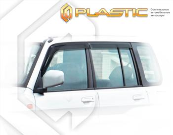1 999 р. Дефлектора окон (двигатель 1,8 л.) CA-Plastic  Mitsubishi Pajero iO (1998-2007) (серия Classic полупрозрачный, без хром. молдинга )  с доставкой в г. Керчь. Увеличить фотографию 2