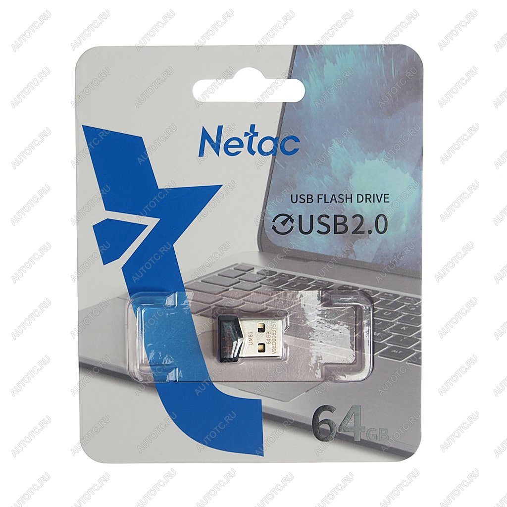 489 р. Карта памяти USB 64GB NETAC NETAC nt03um81n-064g-20bk  с доставкой в г. Керчь