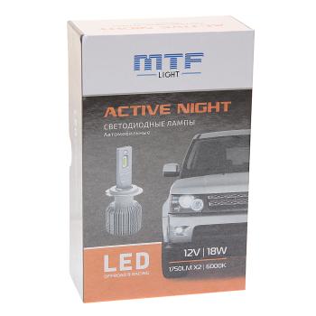 2 889 р. Лампа светодиодная 12V H3 PK22s бокс (2шт.) MTF MTF lan03k6  с доставкой в г. Керчь. Увеличить фотографию 2