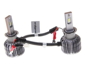 2 889 р. Лампа светодиодная 12V H3 PK22s бокс (2шт.) MTF MTF lan03k6  с доставкой в г. Керчь. Увеличить фотографию 1