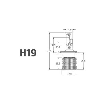 3 779 р. Лампа светодиодная 12V H4 P43t бокс (2шт.) MTF MTF lan04k6  с доставкой в г. Керчь. Увеличить фотографию 5