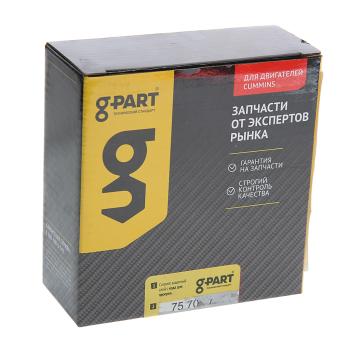 138 р. Вкладыш ГАЗ,ПАЗ дв.CUMMINS ISF 3.8 шатунный нижний d=0.00 G-PART (ОАО ГАЗ) G-PART gp.10050101  с доставкой в г. Керчь. Увеличить фотографию 3
