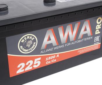 25 549 р. Аккумулятор AWA PRO 225Ач обратная полярность AWA 6ст225(3)  с доставкой в г. Керчь. Увеличить фотографию 2