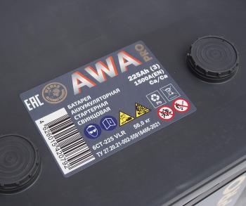 25 549 р. Аккумулятор AWA PRO 225Ач обратная полярность AWA 6ст225(3)  с доставкой в г. Керчь. Увеличить фотографию 4