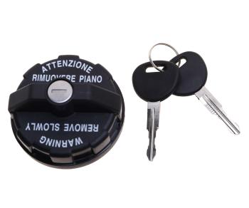 1 599 р. Крышка бака топливного HYUNDAI HD120,160,170,260,270,450 с ключами FYC FYC 31180-7ca00  с доставкой в г. Керчь. Увеличить фотографию 1