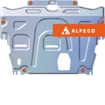 Защита картера и КПП V-all кроме2,5T ALFECO Ford Mondeo Mk4,BD рестайлинг, седан (2010-2014) (алюминий 4 мм)